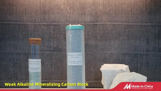 Weak Alkaline Mineralizing Granular Filter Media for Water Purifier